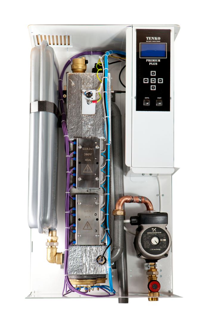 Фото товара Электрический котел Tenko Премиум Плюс 7.5 кВт 220В (с насосом Grundfos и расширительным баком). Изображение №3